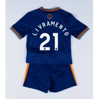 Newcastle United Tino Livramento #21 Tretí Detský futbalový dres 2025-26 Krátky Rukáv (+ trenírky)